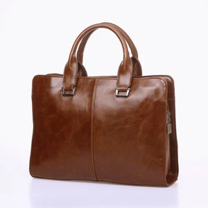 Herren Kunstleder Schultertasche Kuriertasche Business Arbeit Laptop Aktentasche Handtasche - Bild 1 von 26