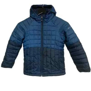Columiba Boy's Size S (8) Puffer Insulated Hooded Jacket Blue - Picture 1 of 12