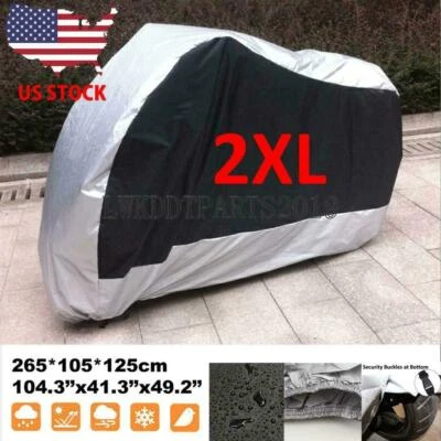 XXL  Motorcycle Bike Cover for Harley Dyna Low Rider Wide Super Glide - Image 1 of 3