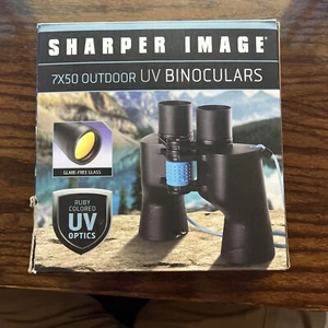 Sharper Image 7x50 Outdoor UV BINOCULARS Carrying Case New Open Box - Picture 1 of 4