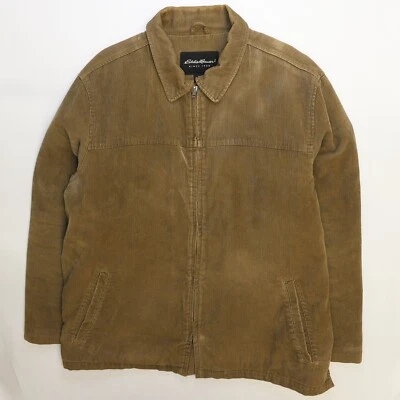 Eddie Bauer Corduroy Coat Jacket Size Large Brown - Image 1 of 4