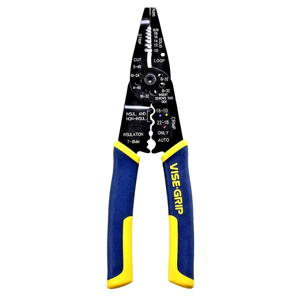 Irwin 8 In. Multi Tool Stripper Cutter Crimper Pliers - Image 1 of 1