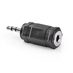 Audio Adapter Klinke 2,5mm Stecker zu 3,5mm Buchse Wandler Stereo Kupplung - Picture 1 of 4