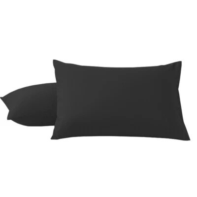 Juego de fundas de almohada de punto Jersey de 2/4 fundas de almohada de algodón suaves transpirables para cama  Foto 1 de 4