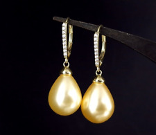Ohrringe Silber 925 Perle - elegant & schön schimmernd 
