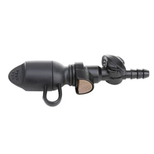 Silicone Drinking Pack Mouthpieces Replacement Straight Black Hiking Accessory - Picture 1 of 12