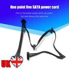 SATA 76cm 1 to 5 SATA Hard Drive Power Supply Splitter Cables Cord for PC Sever