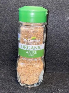 McCormick Gourmet Organic Anise Seed 1.37oz Jar Best By 02/2025 - Picture 1 of 1