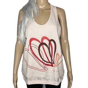 Adidas & Stella McCartney Pink Layer Heart Tank - Bild 1 von 9