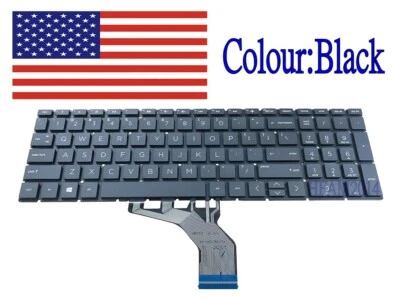 New For HP 255 G7 250 G7 Keyboard black US