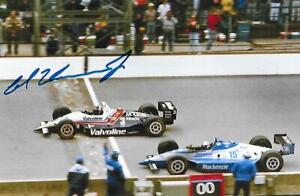 Al Unser Jr. signed-autogra 4x6 photo Auto Racing Indy 500 Legend Rare COA LOOK!