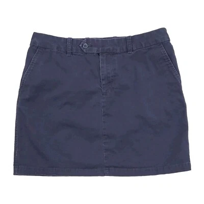 Minifalda deportiva Ralph Lauren azul oscuro 100 % algodón con hebilla de mezclilla para mujer talla 10” Foto 1 de 4