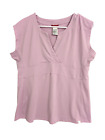 The North Face womens top XL purple pink short sleeves