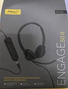Jabra Engage 50 lI, 50 ll Link Stereo USB-C MS Headset P/N: 5099-299-2159 New!!! - Zdjęcie 1 z 2