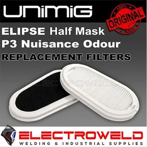 2x UNIMIG SPR336 Elipse P3 Replacement Filter Nuisance Odour SPR337 Respirator - Imagen 1 de 9