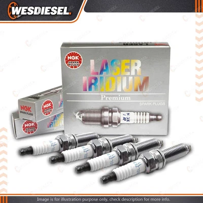 4 x NGK Laser Iridium Spark Plugs fits Mazda 2 DE5W ZY 4Cyl DOHC 09/2007-10/2014 - image 1 of 2