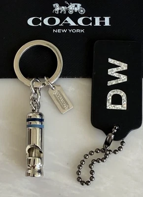 NUEVO ENCANTO LLAVERO SILBATO NÍQUEL COACH FS1607 Foto 1 de 4