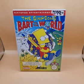 Nintendo NES Spiel - The Simpsons - Bart vs. the World  