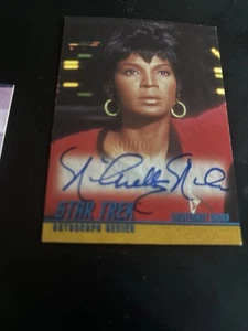 1997 SkyBox Star Trek #A3 Nichelle Nichols LT UHURA Autographed Card ~ NM/MT - Picture 1 of 2