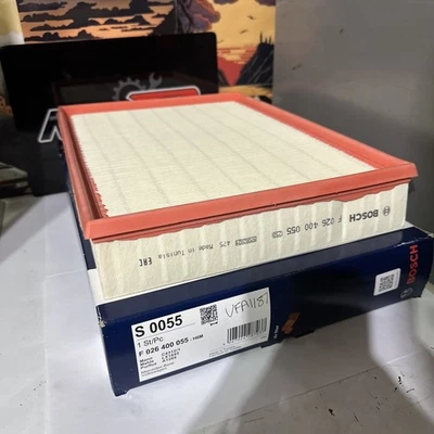 Bosch F026400055 Air Filter Insert Panel Fits VW Crafter Mercedes Benz Sprinter - Image 1 of 4