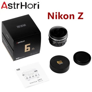 AstrHori 6mm F2.8 Full Frame Wide Angle Fisheye lens for Nikon Z-mount Cameras - Picture 1 of 14