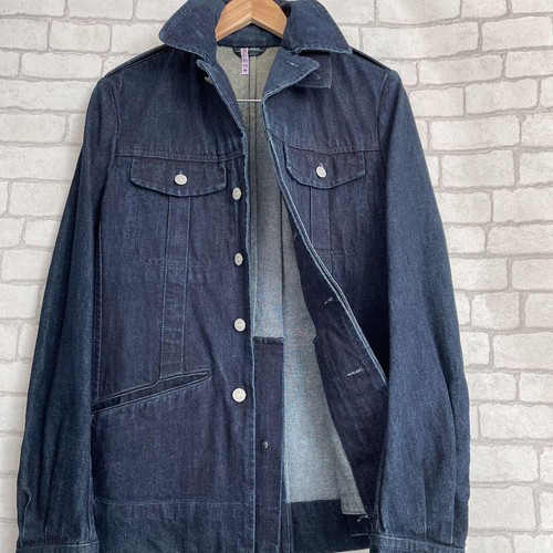 Giacca denim uomo Gucci taglia 46 usata ottima elegante casual blu