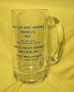 BOC Flint Body Assembly Glass Mug New 1987 Fisher #1 - Picture 1 of 7