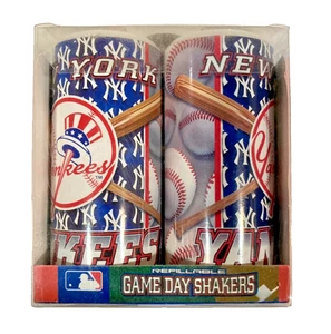 NY New York Yankees nachfüllbare Salz- und Pfefferstreuer zum Spieltag MLB - Bild 1 von 1