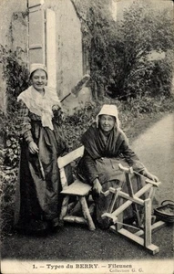 CPA Types du Berry, Fileuses - 4783058 - Picture 1 of 2