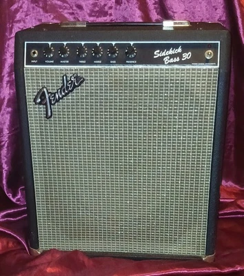Vintage 1980's Fender Sidekick Bass 30 Combo Amplifier Japan MIJ Works But Hums  - Image 1 of 4