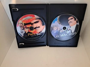 EL MACHO Y UNA PURA Y DOS CON SAL rare Dos Peliculas dvd VICENTE FERNANDEZ - Picture 1 of 2