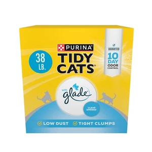 Purina Clumping Multi Cat Litter, Glade Clear Springs - 38 lb. Box - Picture 1 of 9