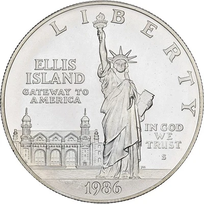 [#1117206] United States, 1 Dollar, 1986, San Francisco, KM #214, MS, Silver, 38 - Image 1 of 2