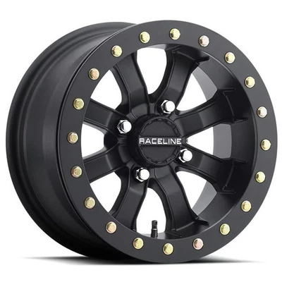 Raceline Mamba Blackout Beadlock Wheel - 14x8 - 4+4 Offset - 4/156 - Black - Image 1 of 4