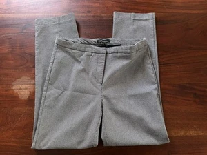 Dalia Women’s Size 6 Black And White Plaid Pant 30x27 Zipper Close Slacks - Picture 1 of 10