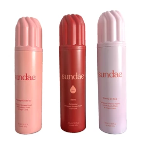 Sundae 3pc Lot Whipped Shower Foam Berry, Cherry on Top & Pomegranate 8.9oz each - Picture 1 of 3