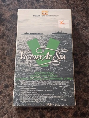 BRAND NEW Victory At Sea Vol 26 Design For Peace (VHS; 1984) RARE Sealed OOP - Image 1 of 4