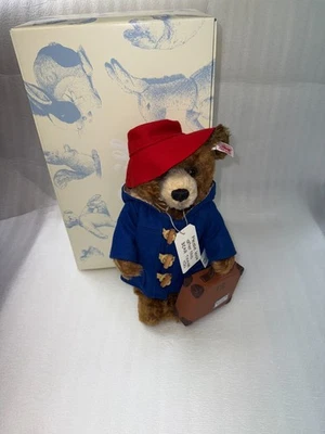 Steiff Paddington Bear EAN 664632 Brand New in Box w/ Certificates 28 cm - Image 1 of 4