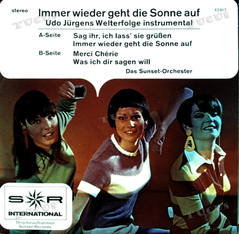 Das Sunset-Orchester - Immer Wieder Geht...Udo Jürgens Instrumental) 7in .* - Image 1 of 1