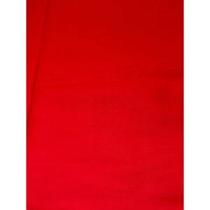 4 Yards-fester roter Baumwollstoff 44" breit - Quilten Nähen - Bild 1 von 1