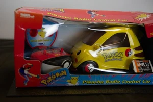 NEW Vintage Pokémon Pikachu Electronic Remote Control Car Unopened Box w/min dmg - Picture 1 of 9