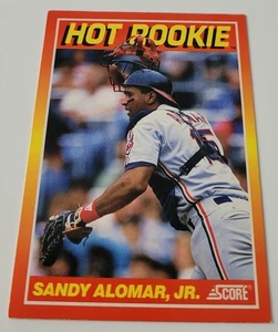 1991 Score Hot Rookies #6 Sandy Alomar Jr. Cleveland Indians - Picture 1 of 2