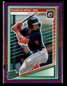 Donruss #175 Franklin Arias Optic Purple #/49 2025 - Imagen 1 de 2