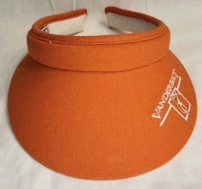 Gorra gorra visera de golf rara vintage "Vanderbilt Commodores" etiqueta TEXACE Foto 1 de 4