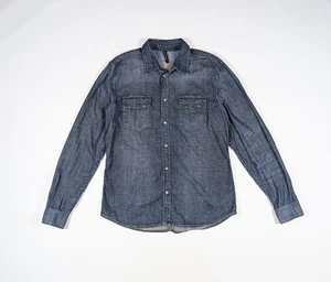 Nudie Jeans Western Denim Shirt Size L - Picture 1 of 8