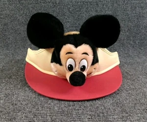 Vintage 80’s Walt Disney World Mickey Mouse Head Visor NOS Never Used - Picture 1 of 11
