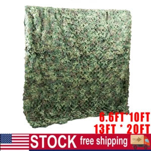 Camping Camouflage Netting Military Camo Sunshade Mesh Car Cover Shade - Picture 1 of 16