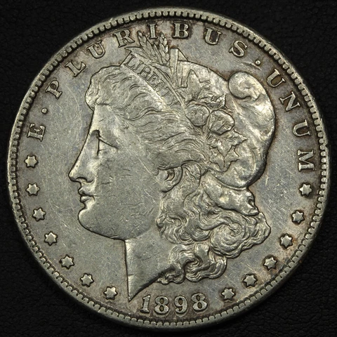 1898 S Morgan Silver Dollar Cover