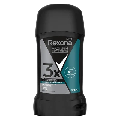 Rexona Men Maximum Protection Deo-Stick Antitranspirant 96h Schweiß Schutz 50 ml - Bild 1 von 4