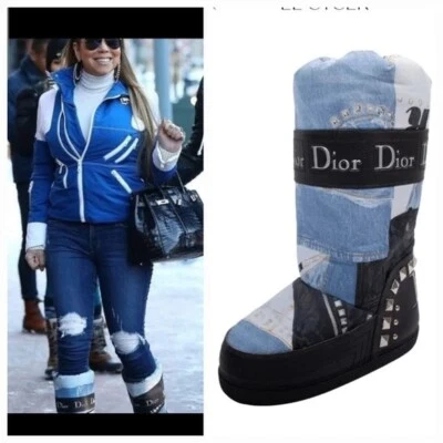 DIOR - Botas de Nieve Trompe L'oeil Talla 35-37 Foto 1 de 4